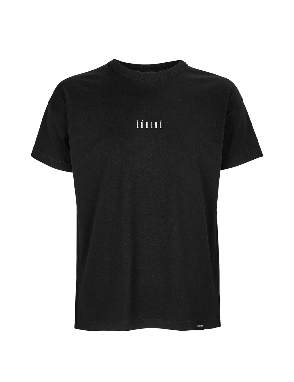 Bavlnené tričko Ľúbené Čierne - UNISEX