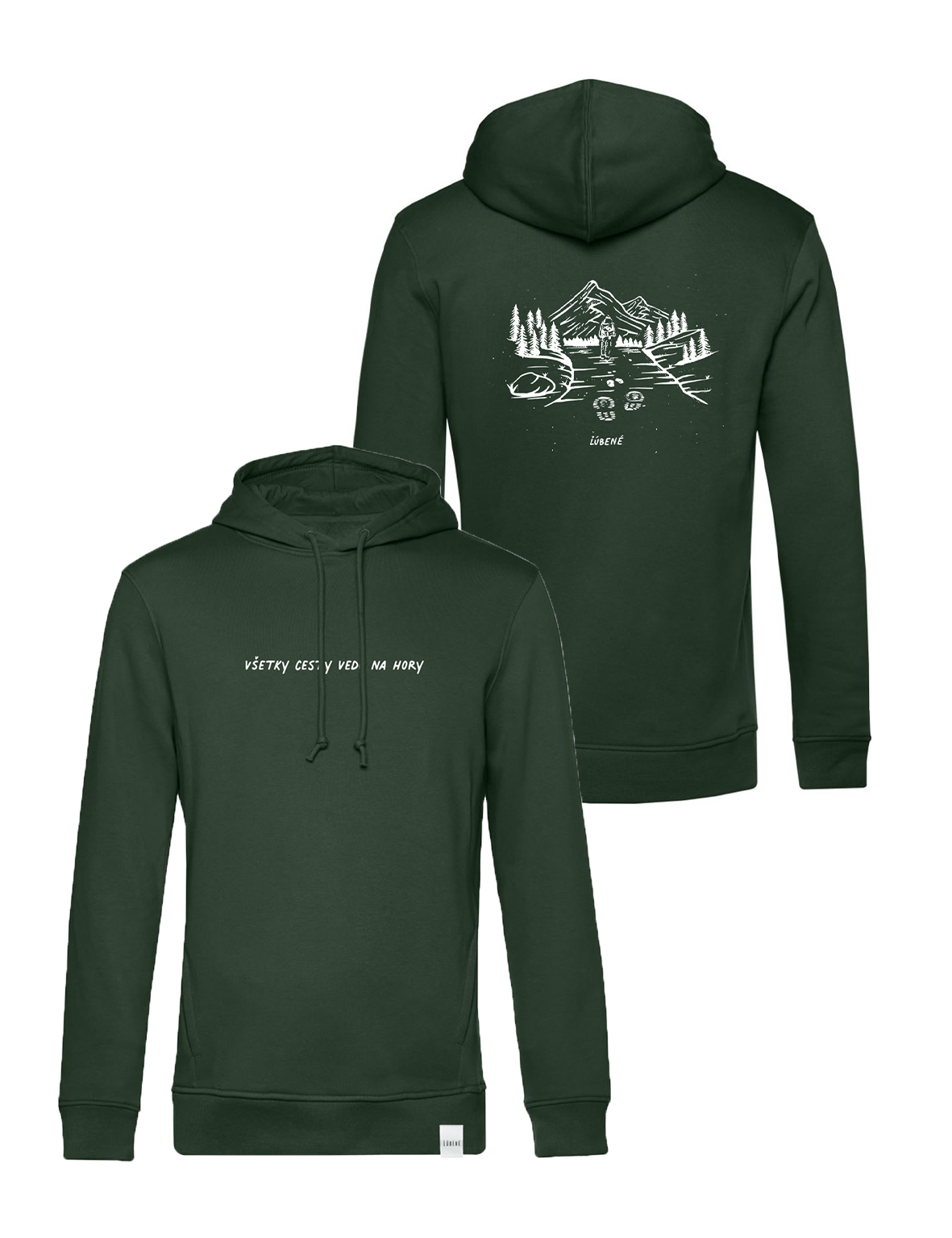 Mikina Všetky cesty vedú na hory - Unisex