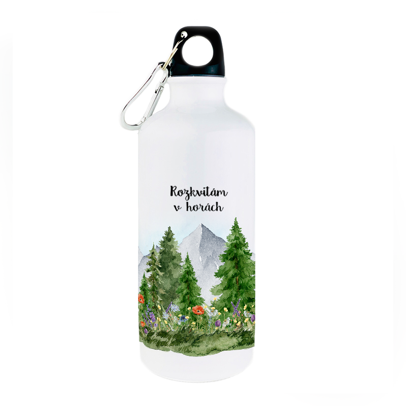 Turistická fľaša Rozkvitám v horách
