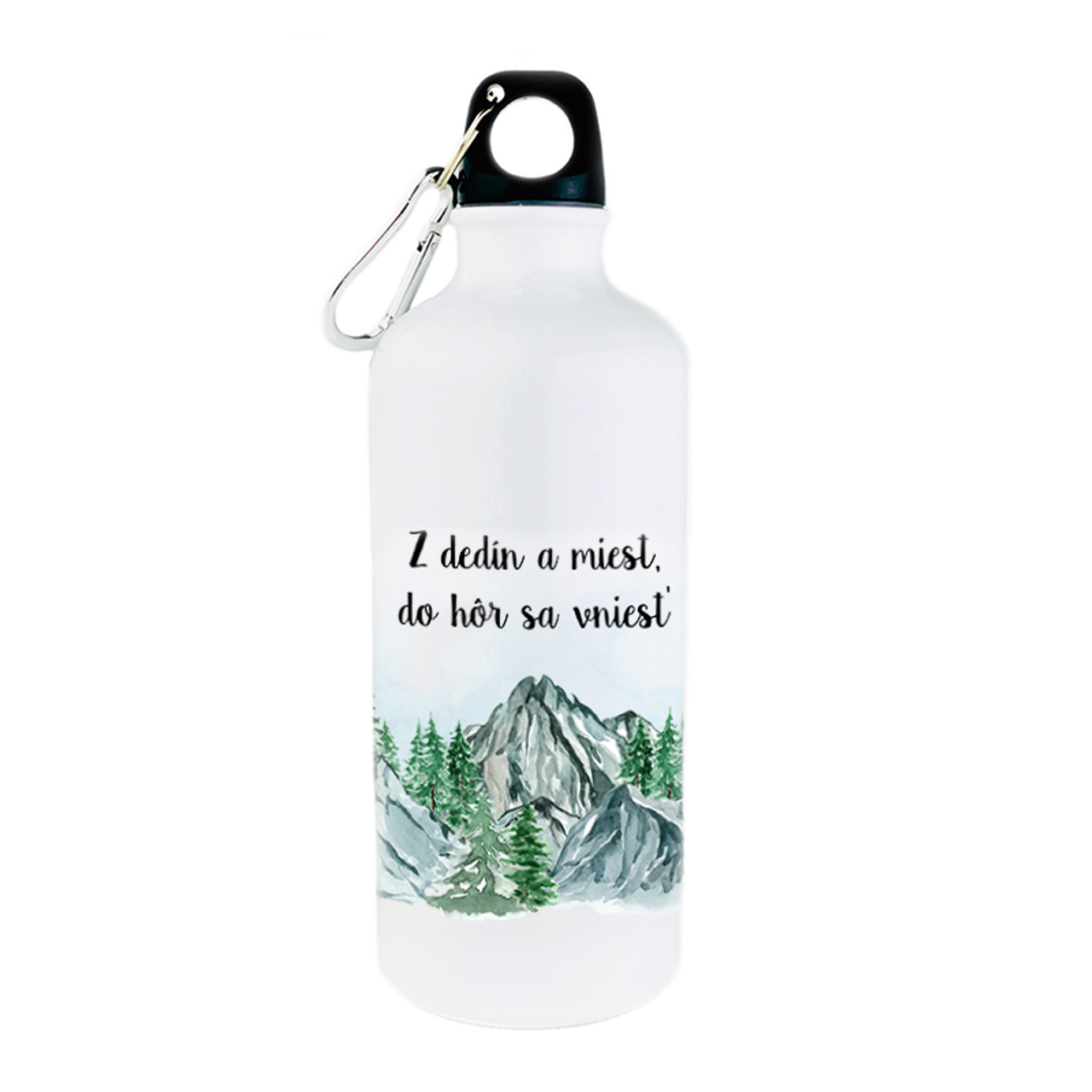 Turistická Fľaša Z dedín a miest, do hôr sa vniesť